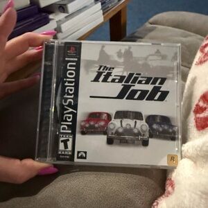 The Italian Job Sony PlayStation 1, 2002 PS1 Black Label Complete